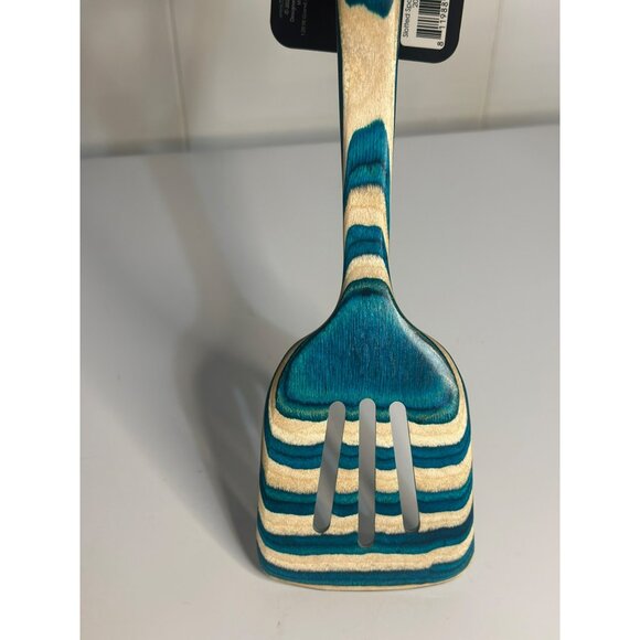 New Baltique Mumbai Layered Birch Wood Slotted Spatula - 12-1/2 Inch - Picture 5 of 5